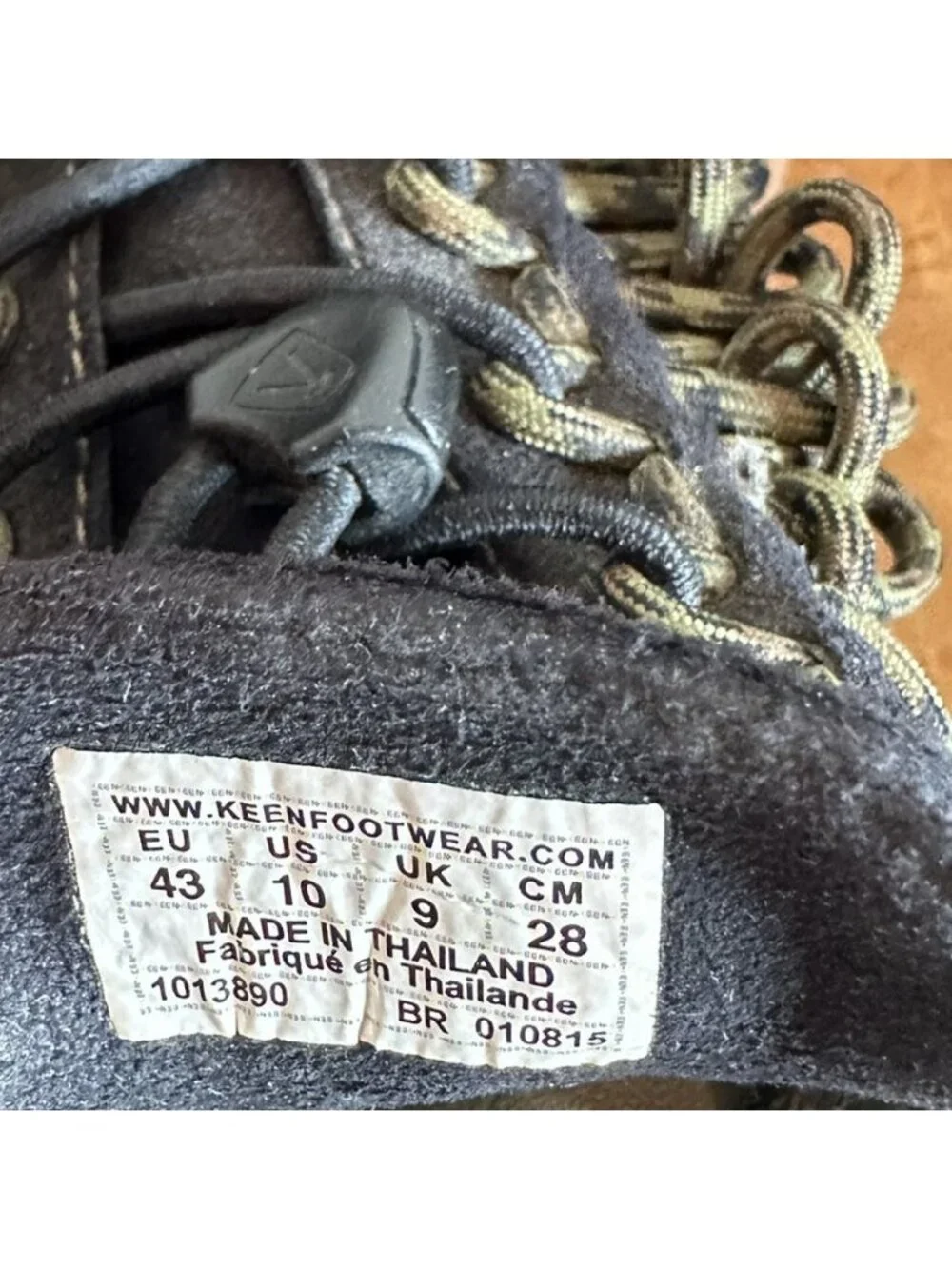KEEN UNEEK Dark Olive Black Two-Cord Sandals Men's Size 10 Casual Outdoor Shoes